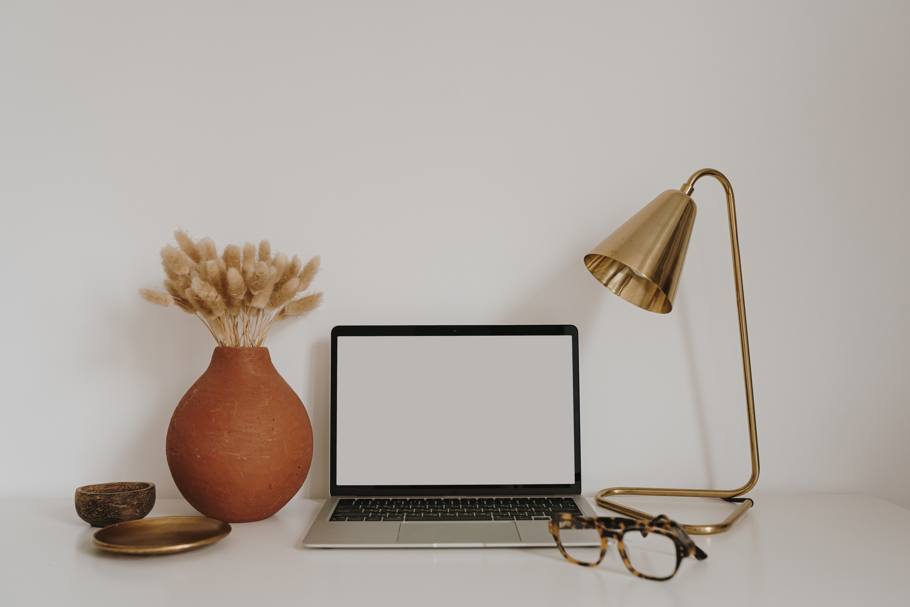 Laptop Mockup Indoors